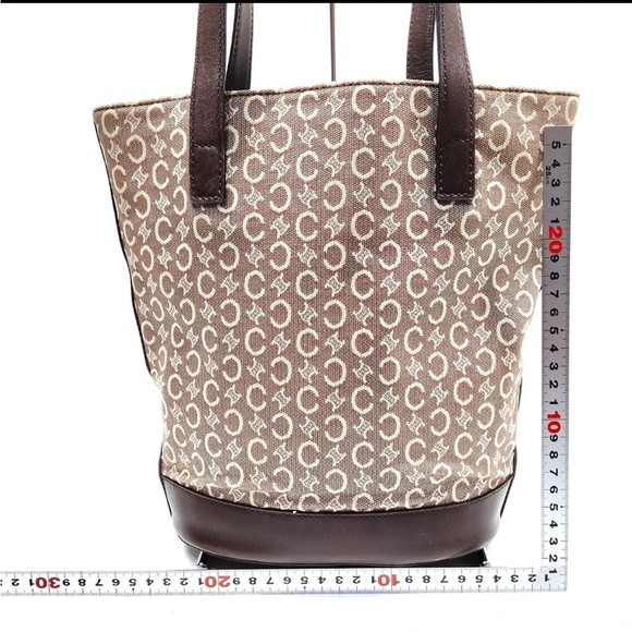 Celine Macadam Brown Canvas Shoulder/Tote Bag - Picture 2 of 9